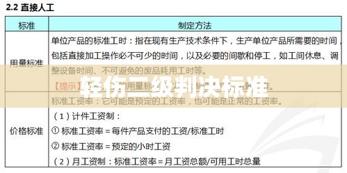 轻伤二级判决标准及影响因素解析  第1张