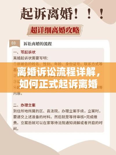 离婚诉讼流程详解，如何正式起诉离婚  第1张