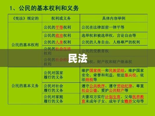 民法，构筑社会公正与权利的坚固基石  第1张