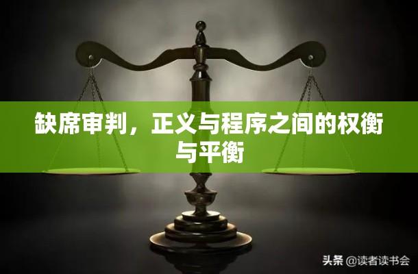 缺席审判，正义与程序之间的权衡与平衡  第1张