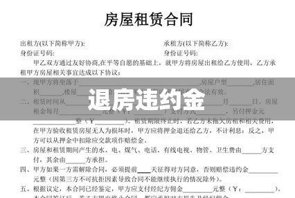 退房违约金，法律、情理与租赁双方权益保障探讨  第1张