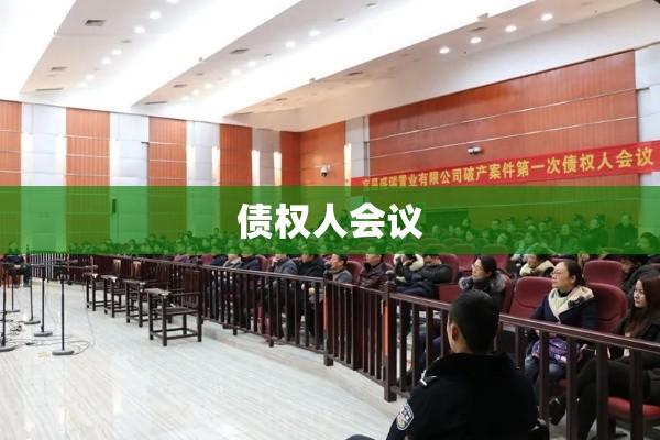 债权人会议，重塑信任与透明的桥梁纽带  第1张