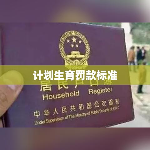 计划生育罚款标准深度探讨  第1张