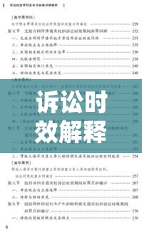 诉讼时效解释，深度理解与应用指南  第1张