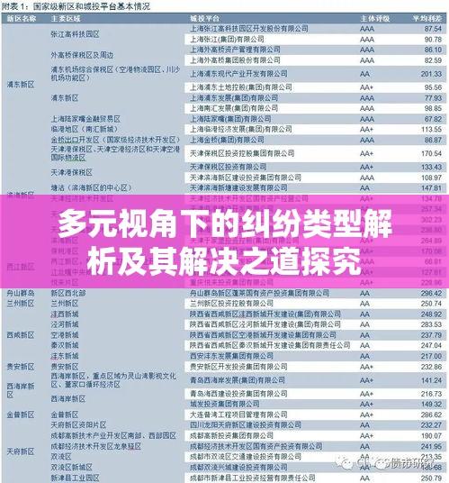 多元视角下的纠纷类型解析及其解决之道探究  第1张