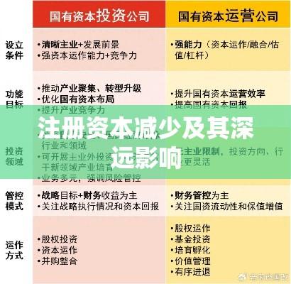 企业策略调整，减少注册资本的重要性及其深远影响  第1张