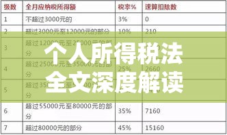 个人所得税法全文深度解读  第1张