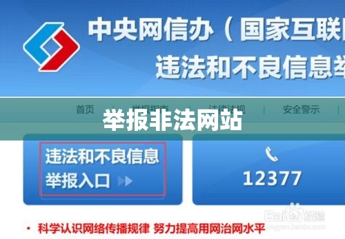 如何举报非法网站，步骤与指南  第1张