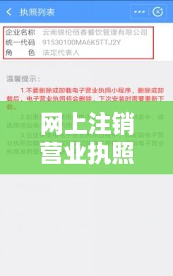 网上注销营业执照操作指南  第1张