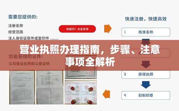 营业执照办理指南，步骤、注意事项全解析  第1张