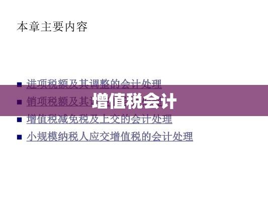 增值税会计，理论与实践深度探讨  第1张