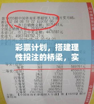 彩票计划，搭建理性投注的桥梁，实现梦想的起点  第1张