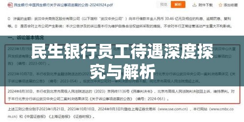 民生银行员工待遇深度探究与解析  第1张