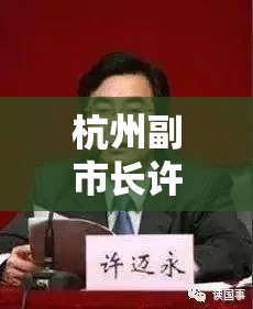 杭州副市长许迈永，城市建设领导力与反腐之路的反思  第1张