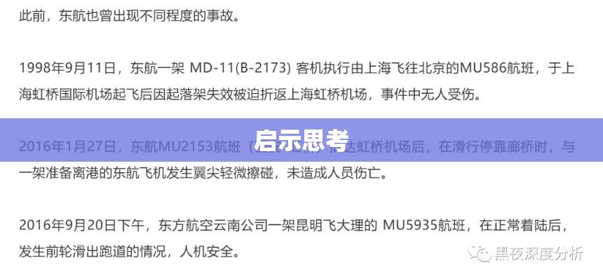 东航返航事件真相探究与启示思考  第1张