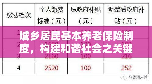 城乡居民基本养老保险制度，构建和谐社会之关键基石  第1张