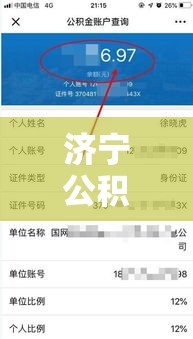 济宁公积金查询，便捷途径与管理应用解析  第1张