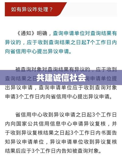 个人信用记录查询，洞悉信用状况，共建诚信社会  第1张