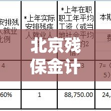 北京残保金计算方法详解解析  第1张