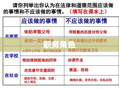 职务，角色、责任与价值的深度探索  第1张