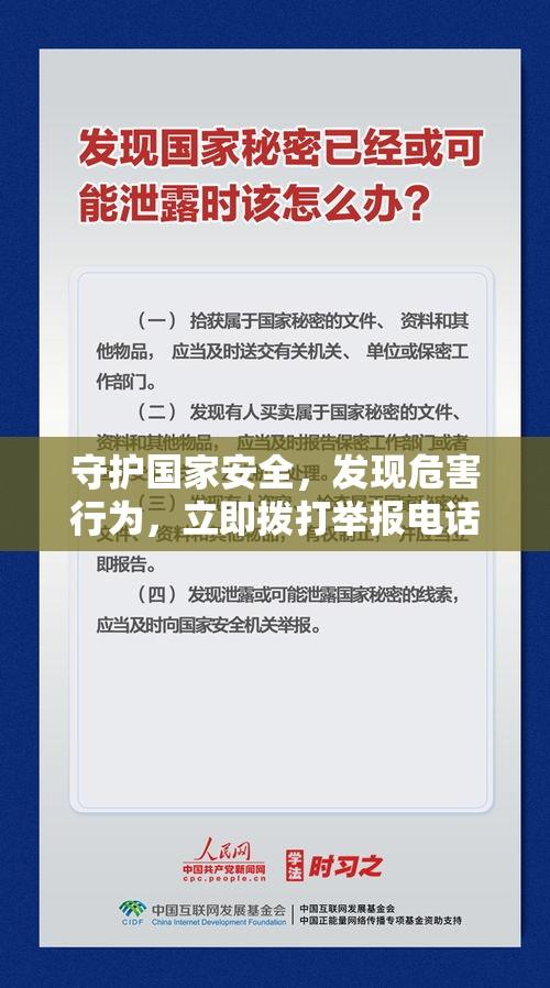 守护国家安全，发现危害行为，立即拨打举报电话  第1张