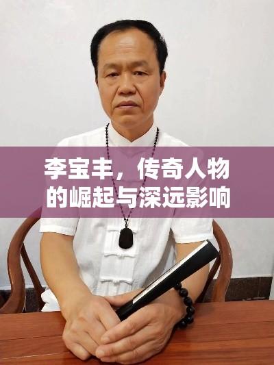 李宝丰，传奇人物的崛起与深远影响  第1张