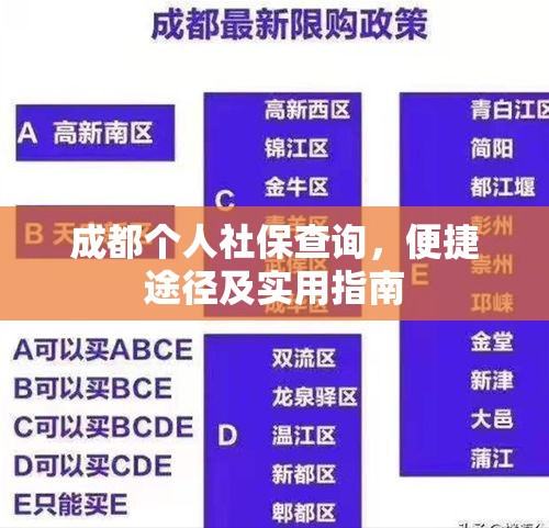 成都个人社保查询，便捷途径及实用指南  第1张