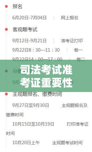 司法考试准考证的重要性及相关事项解析  第1张