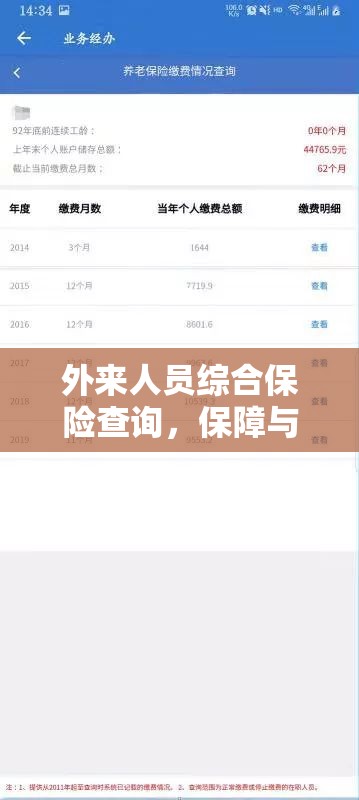 外来人员综合保险查询，保障与便捷并重  第1张