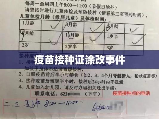 疫苗接种证涂改事件，责任与影响的深度探讨  第1张