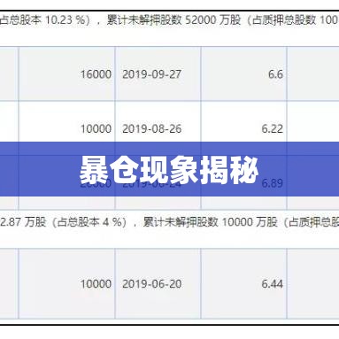 暴仓现象揭秘，风险及应对策略  第1张