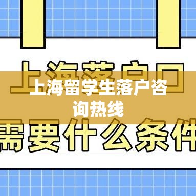 上海留学生落户咨询热线，一站式解决落户难题  第1张