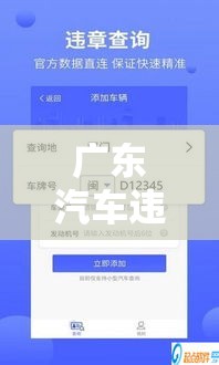 广东汽车违章查询，便捷途径与高效方法  第1张