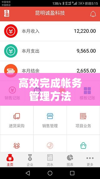 帐务管理步骤与方法，如何高效完成帐务管理？  第1张