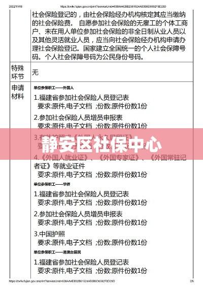 静安区社保中心，服务群众，构建和谐社会保障网络  第1张