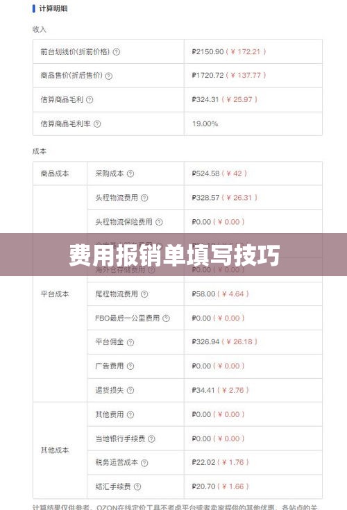 掌握技巧，轻松完成费用报销单填写  第1张