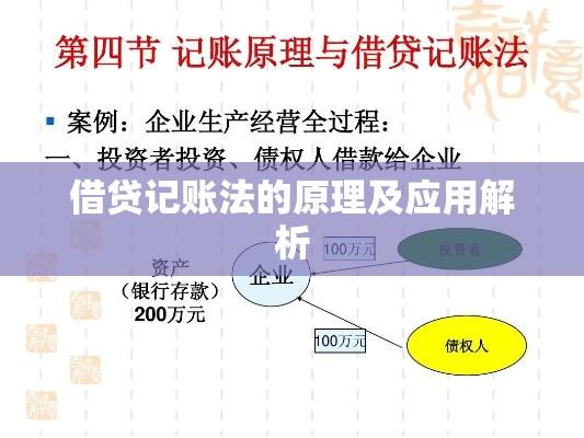 借贷记账法的原理及应用解析  第1张