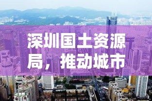 深圳国土资源局，推动城市发展的核心引擎  第1张