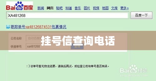 挂号信查询电话，追踪信件动态的便捷途径  第1张