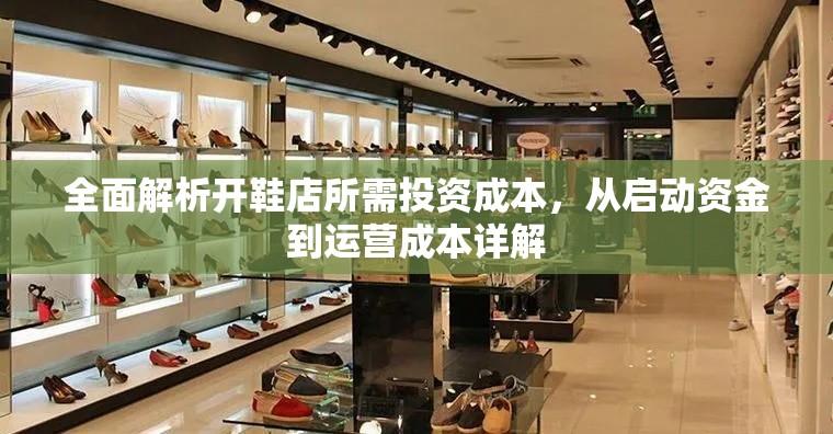 全面解析开鞋店所需投资成本，从启动资金到运营成本详解  第1张