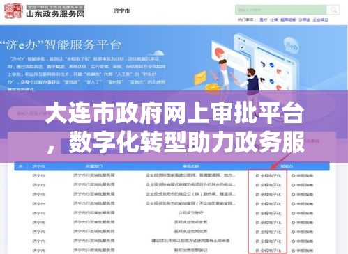 大连市政府网上审批平台，数字化转型助力政务服务优化  第1张