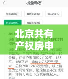 北京共有产权房申请网站详解，申请流程与优势解析  第1张