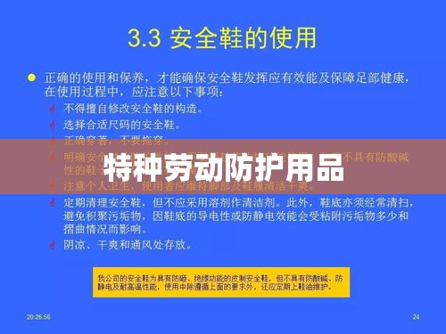 特种劳动防护用品，劳动者安全的关键保障要素  第1张