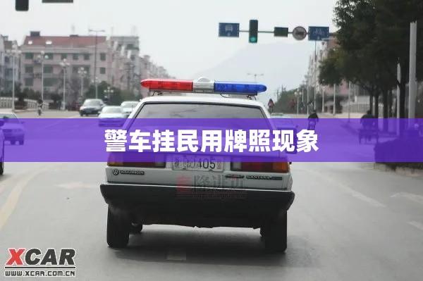 警车挂民用牌照现象背后的探讨  第1张