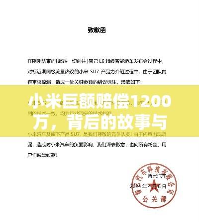 小米巨额赔偿1200万，背后的故事与启示  第1张