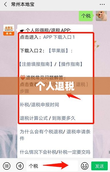 个人退税详解指南  第1张