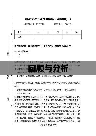 2008年司法考试真题详解，回顾与分析  第1张