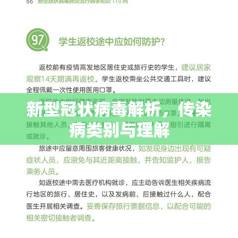 新型冠状病毒解析，传染病类别与理解  第1张